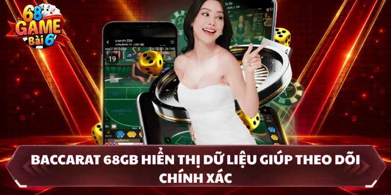 Baccarat 68GB hiển thị dữ liệu giúp theo dõi chính xác