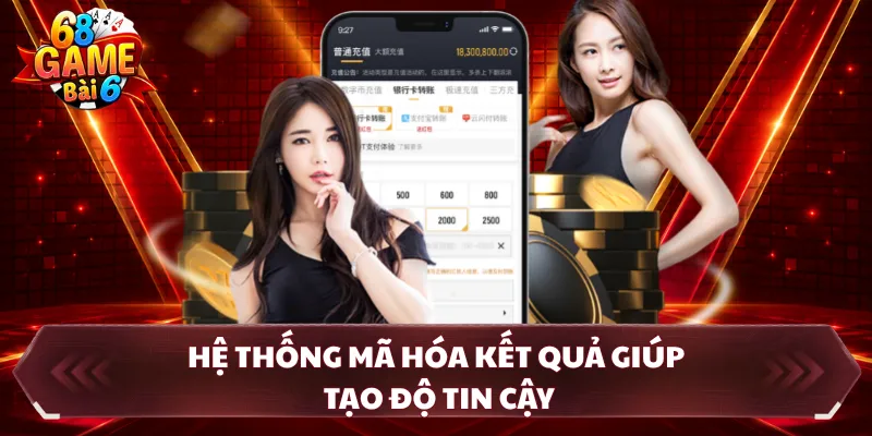 Hệ thống mã hóa kết quả giúp tạo độ tin cậy