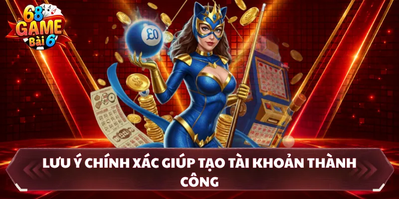 Lưu ý chính xác giúp tạo tài khoản thành công